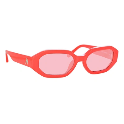 Shop Attico The  Sunglasses In Pink