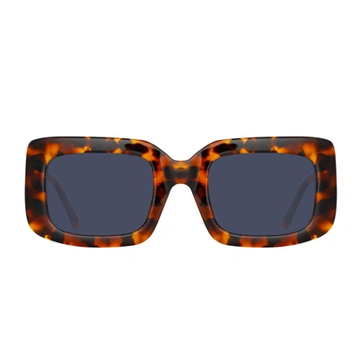 Shop Attico The  Sunglasses In Tartarugato