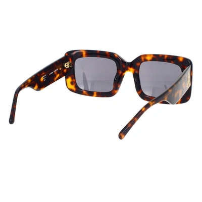 Shop Attico The  Sunglasses In Tartarugato