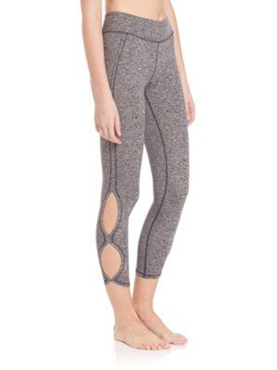 Shop Free People Movement Infinity Leggings In Charcoal-black