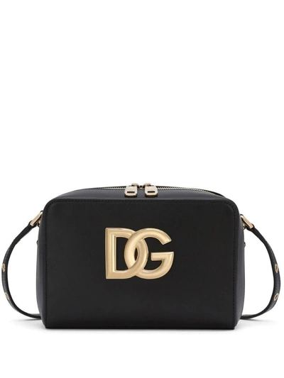 Shop Dolce & Gabbana Shoulder Bag 3.5 In Black