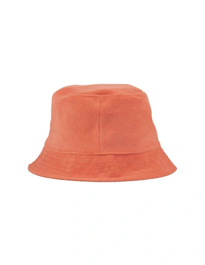 Shop Moncler Reversible Bucket Hat In Orange
