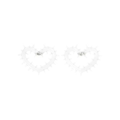 Shop Hugo Kreit Spiky Hoops Earrings Jewellery In Nude &amp; Neutrals