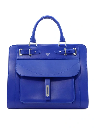 Shop Fontana Milano 1915 "a Piccola" Handbag In Blue