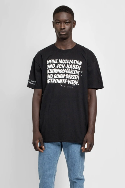 Shop Bless Man Black T-shirts