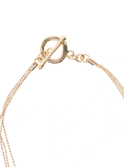 Shop Fabiana Filippi Gold-colored Necklace With Maxi Pendant In Brass Woman In Metallic