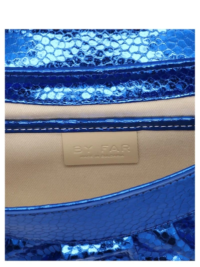 Shop By Far 'glami' Clutch In Blue