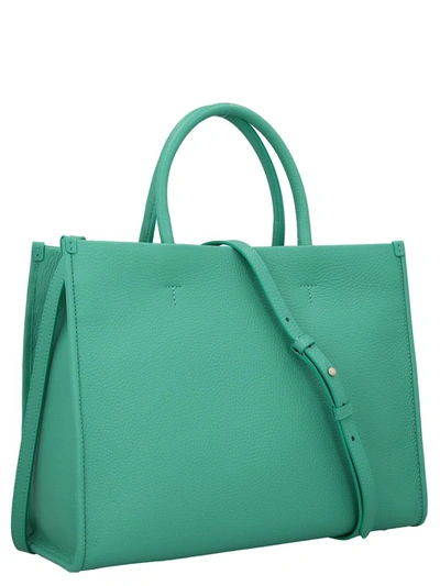 Shop Furla 'wonder' Handbag In Green