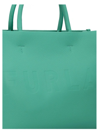 Shop Furla 'wonder' Handbag In Green