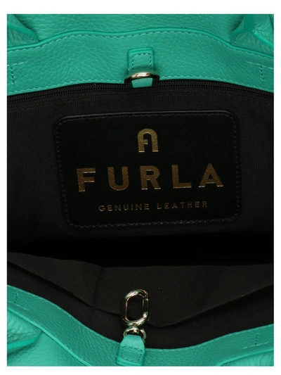 Shop Furla 'wonder' Handbag In Green