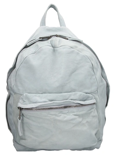 Shop Giorgio Brato Leather Backpack In Light Blue