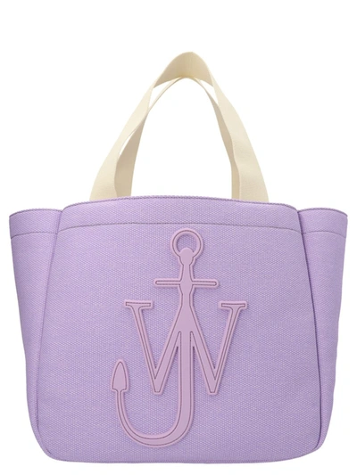 Shop Jw Anderson J.w. Anderson 'cabas' Shopping Bag In Purple