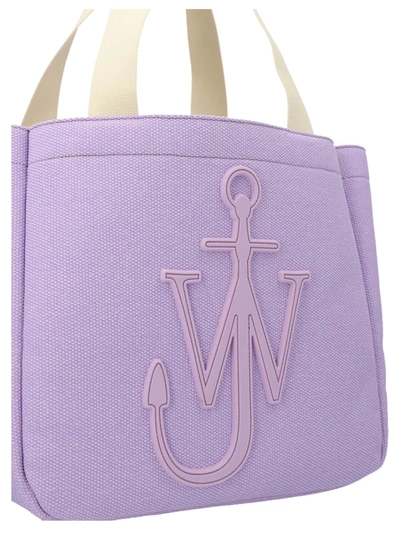 Shop Jw Anderson J.w. Anderson 'cabas' Shopping Bag In Purple