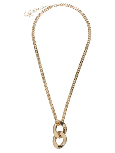 Shop Jw Anderson J.w. Anderson 'chain Link Pendant' Necklace In Gold