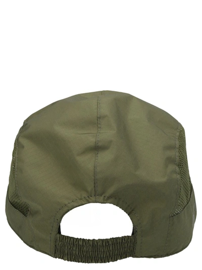 Shop Moncler Grenoble Nylon Cap In Green