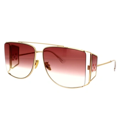 Shop Retrosuperfuture Sunglasses In Gold