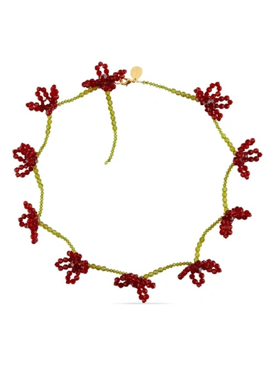 Shop Simone Rocha Necklaces In Red