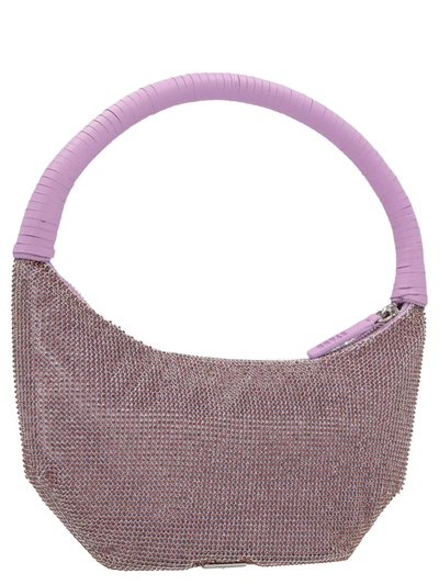 Shop Staud 'pepper Crystal' Handbag In Purple