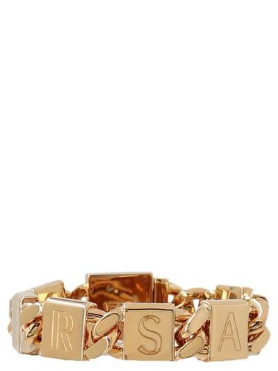 Shop Versace ' Tiles' Bracelet In Gold
