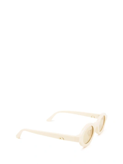 Shop Huma Eyewear Sunglasses In Ivory