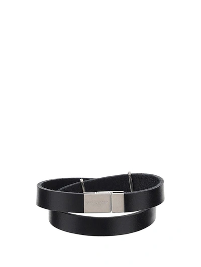 Saint Laurent Paris Bracelets In Nero
