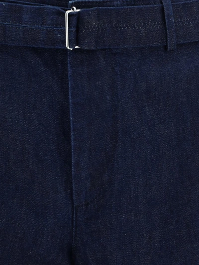 Lanvin Men Dark Blue Denim Pant In Navy Blue
