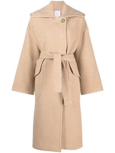 Shop Patou Coats In Cookie