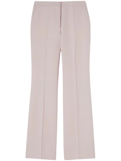 Shop Jil Sander Silk Blend Trousers In Pink
