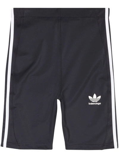 Shop Adidas X Balenciaga Sports Shorts In Black