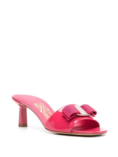 Shop Ferragamo Sandals In Pink