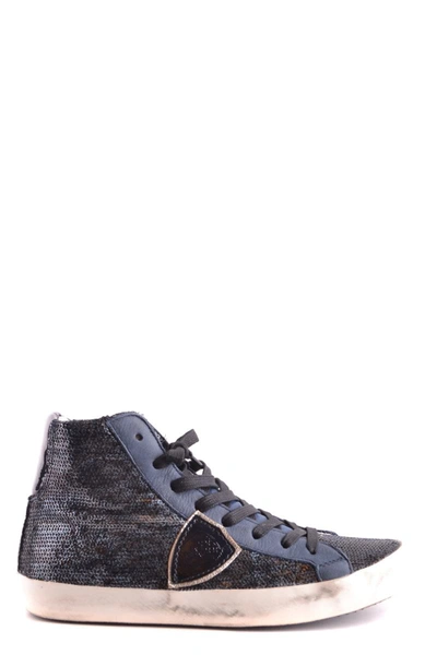Shop Philippe Model High-top Sneakers In Blue