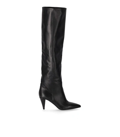Shop Strategia Scout Black Heeled High Boot