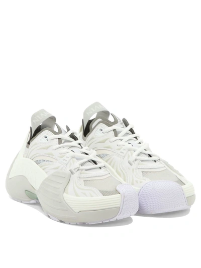Shop Lanvin "flash-x" Sneakers In White