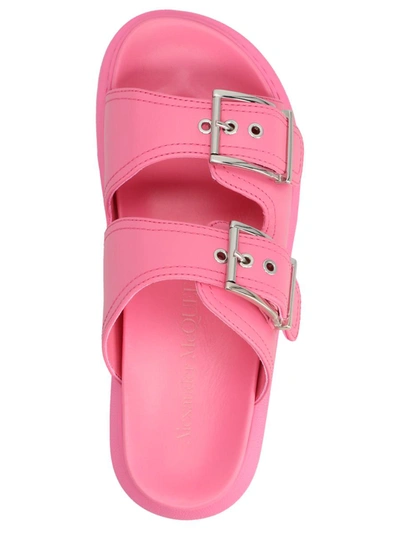 Shop Alexander Mcqueen 'matt Vegetan' Sandals In Pink