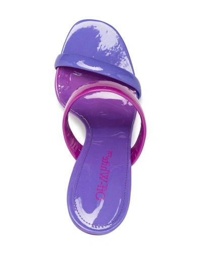 Off-white Bulky Slides In Fuchsia