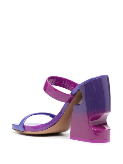 Off-white Bulky Slides In Fuchsia
