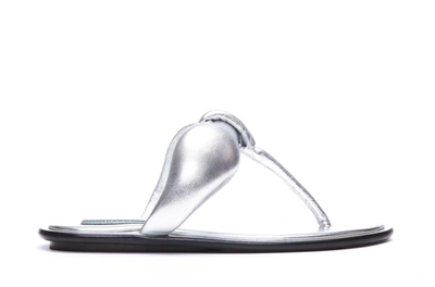 Shop Emilio Pucci Sandals In Silver