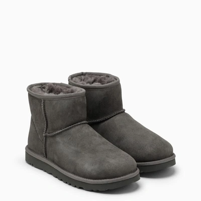 Shop Ugg Suede Ankle Boots In Grey