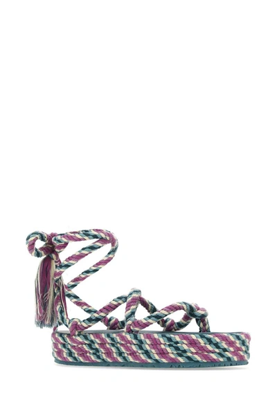 Shop Isabel Marant Sandals In Multicoloured