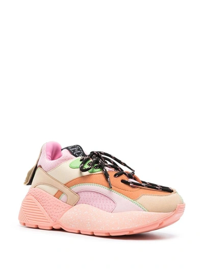 Stella Mccartney Eclypse Colour-block Sneakers In Red