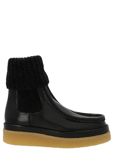 Shop Chloé 'jamie' Ankle Boots In Black