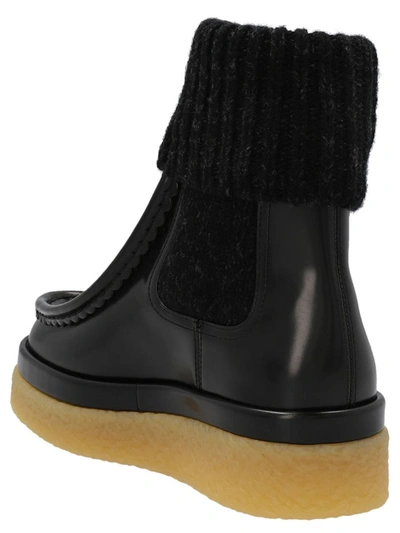 Shop Chloé 'jamie' Ankle Boots In Black