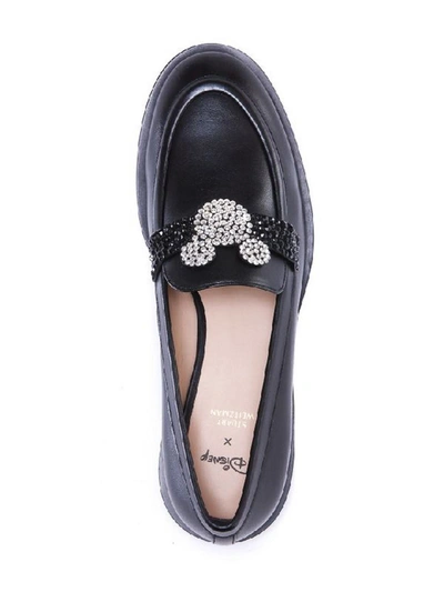 Stuart Weitzman Mocasines - Minnie And Mickey Mouse In Black