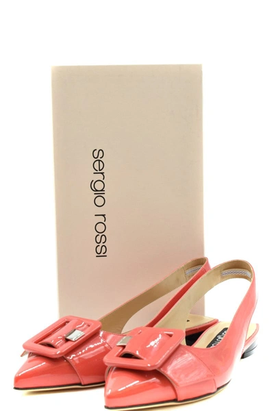 Shop Sergio Rossi Sandals In Coral