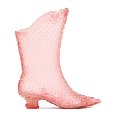 Shop Y/project X Melissa Court Boots Shoes In Pink &amp; Purple