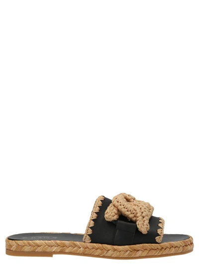 Shop Tod's 'kate' Sandals In Black