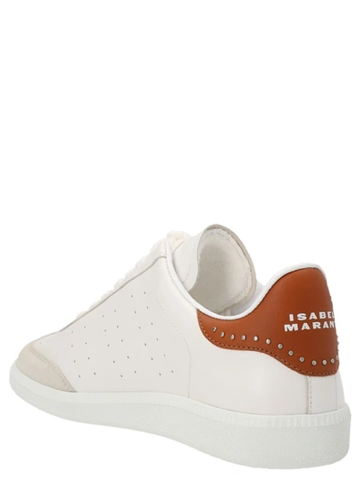 Shop Isabel Marant 'bryce' Sneakers In Beige