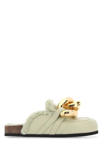 Shop Jw Anderson Slippers In Green