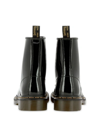 Shop Dr. Martens' Dr. Martens 1460 Patent Lamper Boots In Black