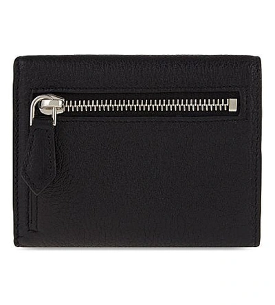 Shop Givenchy Pandora Goat Leather Trifold Wallet In Black